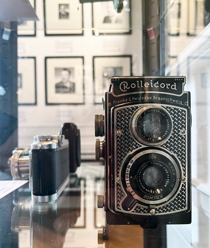 Rolleicord Art Deco in a showcase