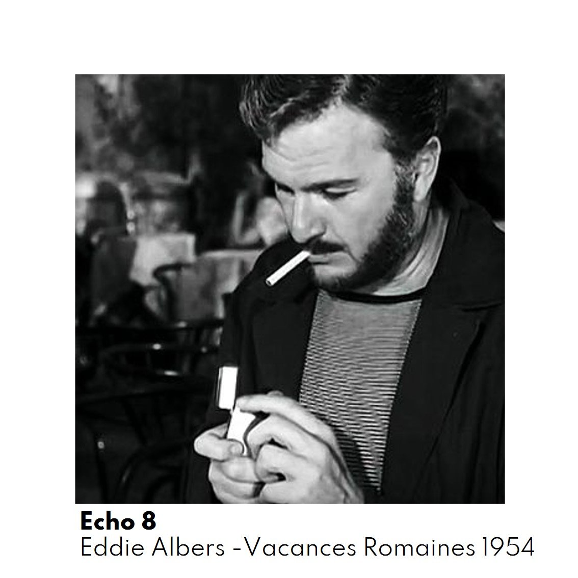 Eddie Albert with an Echo 8