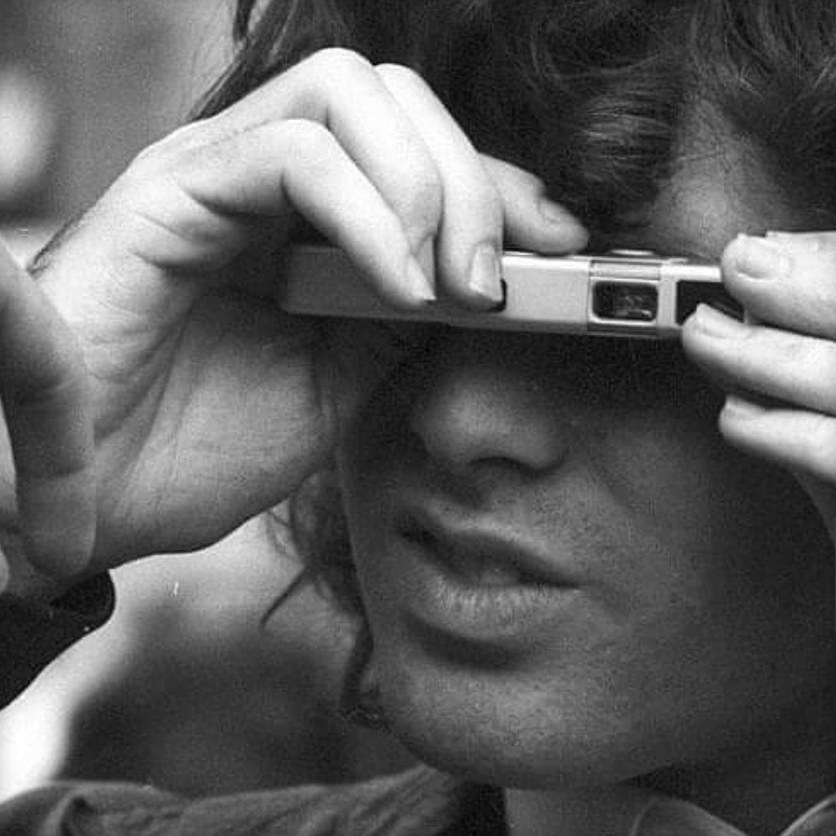 Jim Morrison with a Minox Riga